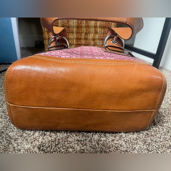 Vintage Coach #F10927 Signature Soho Purse PINK RARE - Picture 10 of 10